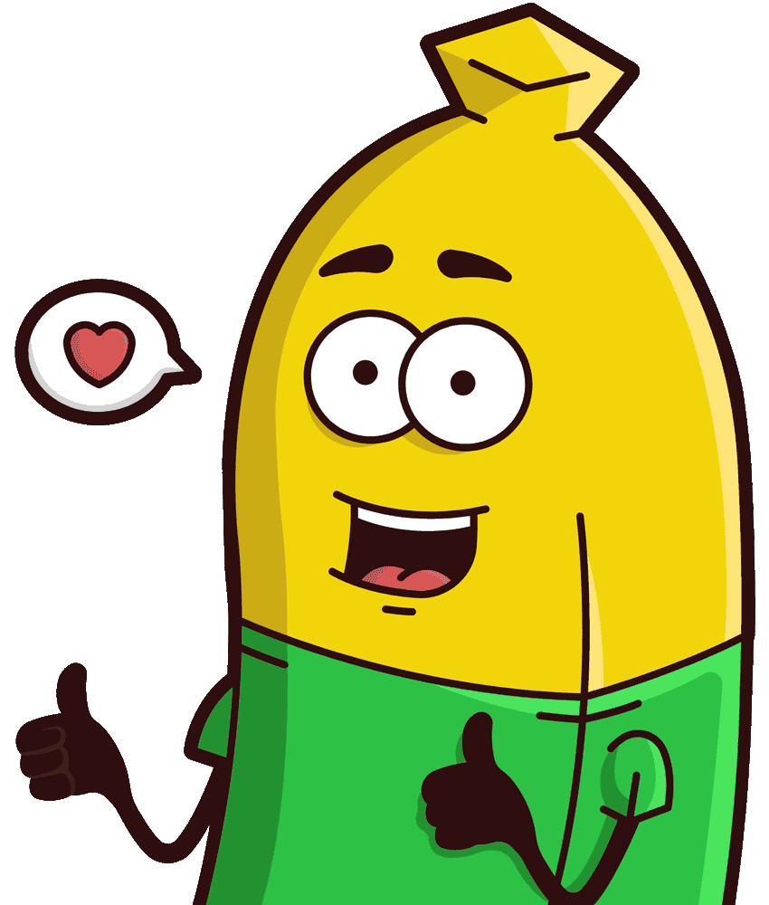 Green Bananas thumbs up