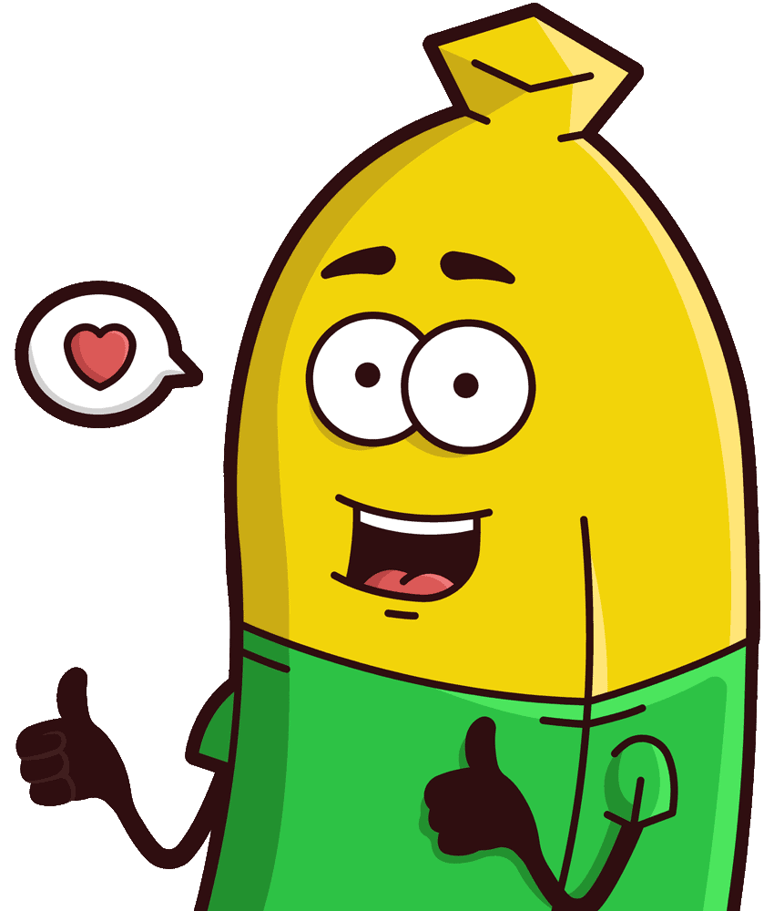 Green Bananas thumbs up