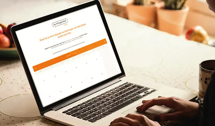 Online afspraakformulier voor De Kringwinkel Stroom
