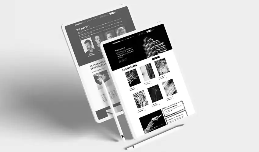 Webshop voor artistiek platform Bunker Gallery