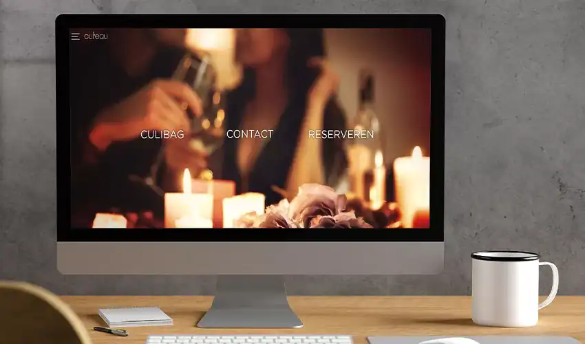 Website voor restaurant Cul’eau