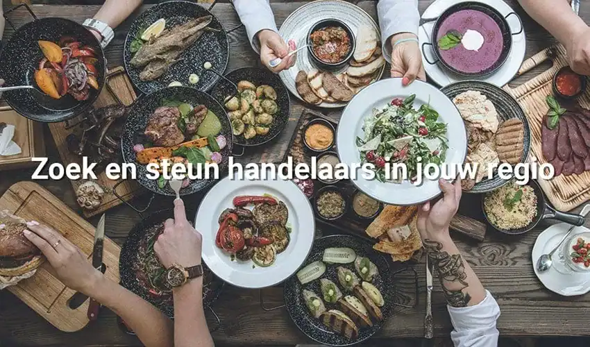Zoek en steun lokale handelaars nu via Easy Delivery