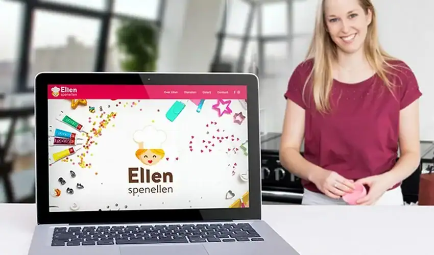Een aantrekkelijke onepager voor Ellenspenellen