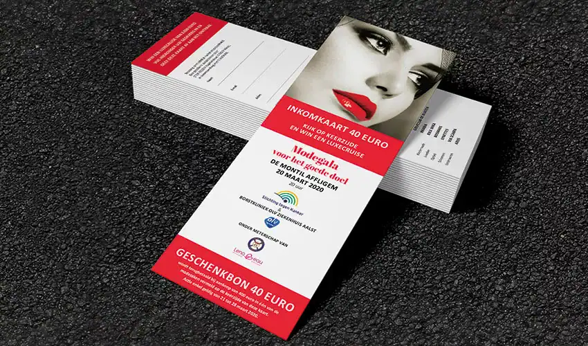 Inkomkaarten, posters, webdesign en meer voor Théâtre de la Mode