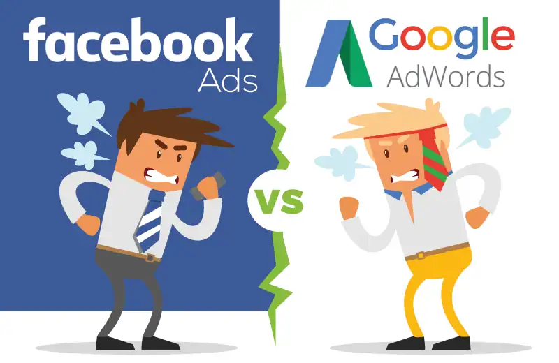 verschil tussen Facebook Ads en Google AdWords