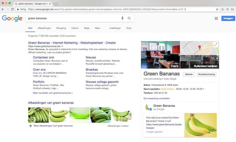 Hoe Google Post maken Hoe een Google Post maken - resultaat