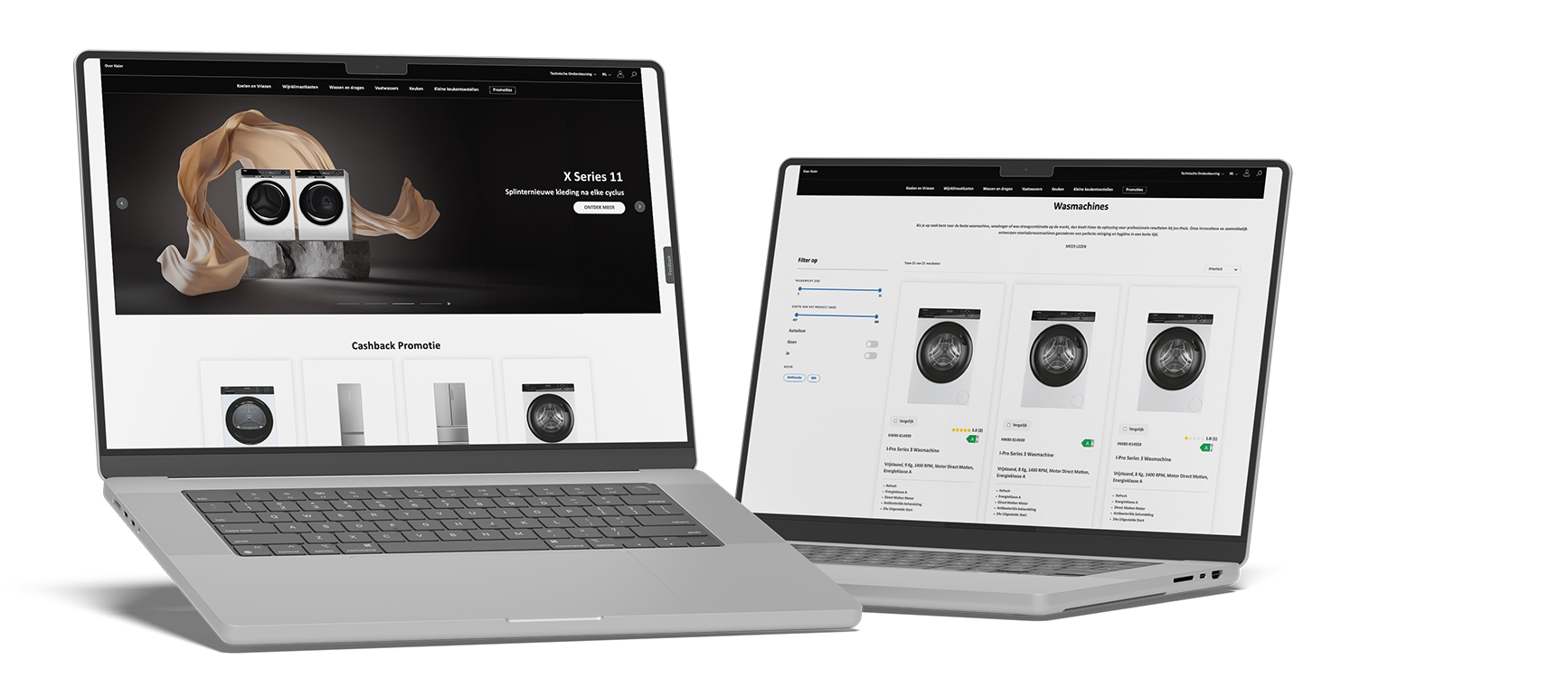 haier website op scherm haier website op scherm