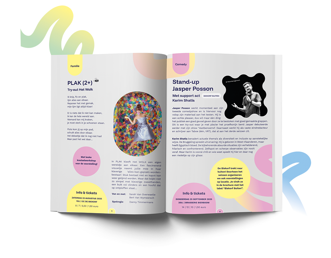 Brochure ontwerp cc de biekorf Brochure ontwerp cc de biekorf
