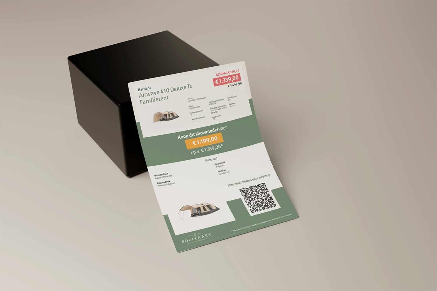 Professioneel flyerontwerp op maat Flyer laten ontwerpen op maat van jouw project - Green Bananas
