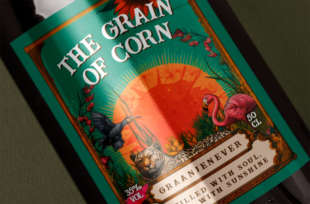 The Grain Of Corn Grafisch design