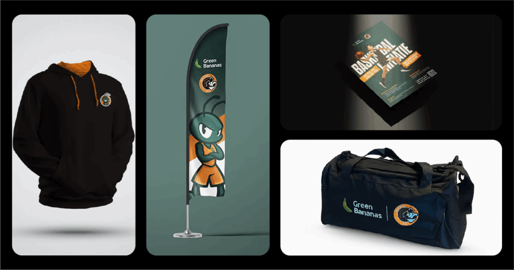 Drukwerk op maat voor Green Bananas Affligem Ants