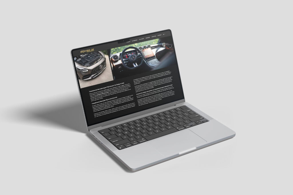 Van SEO-analyse tot webdesign: volledige optimalisatie voor Exclusive Car Design