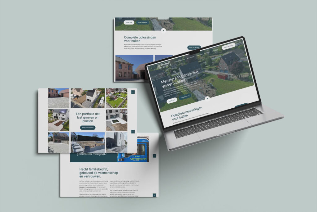 Website design en ontwikkeling voor Tuinen Verbestel